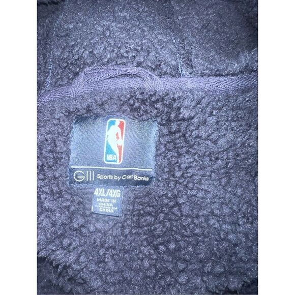 Men's G-III Sports by Carl Banks Heathered Navy Utah Jazz Turning Sherpa Lined F - Picture 4 of 6